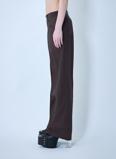 Tailored Geth Pants Rick Owens Tailored Geth Pants Dark Brown ric0263030