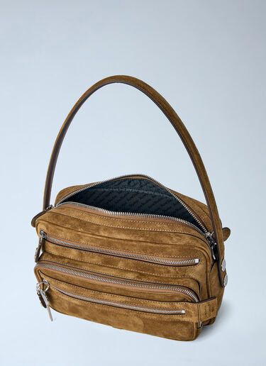 Acne Studios カメロ パーティーレザーショルダーバッグ 茶色 acn0364004