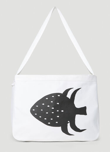 Comme des Garçons SHIRT x Brett Westfall Strawberry Tote White cdg0152008