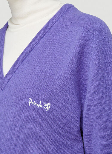 Pringle of Scotland Repurposed Retro Sweater Purple pos0340040