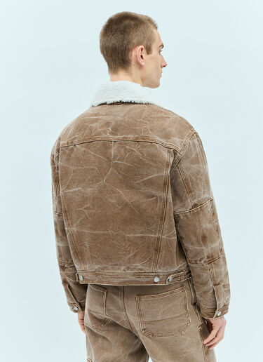 Acne Studios Padded Denim Jacket Brown acn0155002