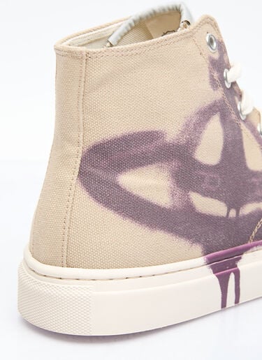 Plimsoll High-Top Sneakers Vivienne Westwood Plimsoll High-Top Sneakers Beige vvw0156013