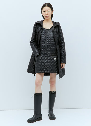 Moncler 퀼팅 마감 미니 원피스 블랙 mon0257035