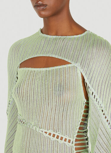 Isa Boulder Jigsaw Reversible Long Sleeve Top Green isa0249012