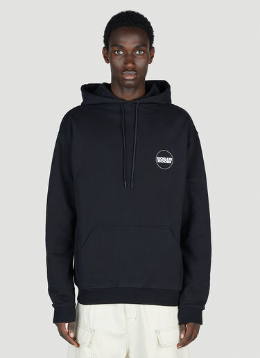 Boiler Room Logo Hooded Sweatshirt Black bor0153001