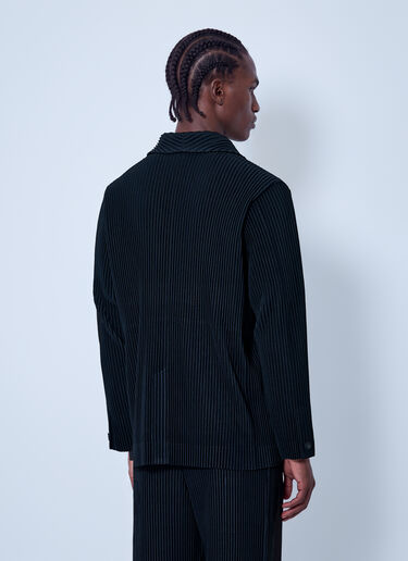 LN-CC® - Homme Plissé Issey Miyake: Basics Jackets - Black Homme Plissé Issey Miyake Basics Jackets Black hmp0166007