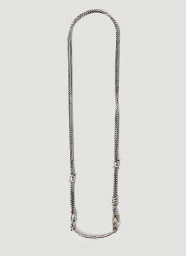 Vivienne Westwood 루시안 초커 네크리스 실버 vvw0251088