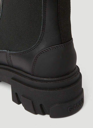 GANNI Chunky Chelsea Boots Black gan0249049