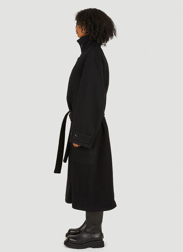 Lemaire Wrap Coat Black lem0250001