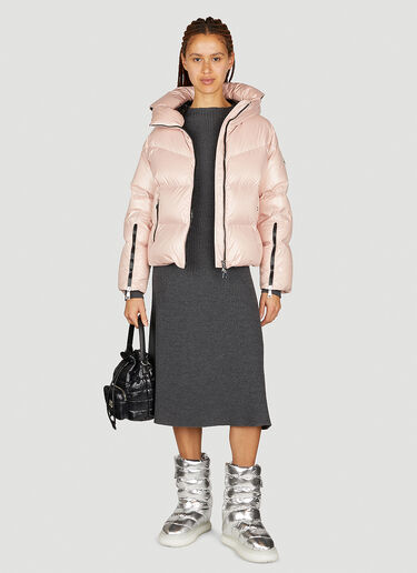 Huppe Short Down Jacket Moncler Huppe Short Down Jacket Pink mon0254006