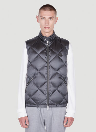 Moncler 네스트 질레 재킷 다크 그레이 mon0151011