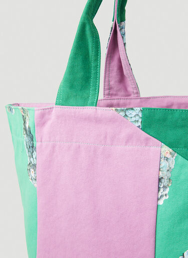 Ecosystem x DRx Upcycled Canvas Tote Bag Green eco0149005