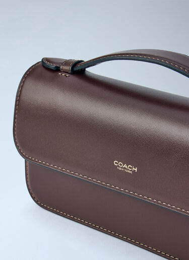 LN-CC® - Coach: New York Elora Top Handle Crossbody Bag - Brown Coach New York Elora Top Handle Crossbody Bag Brown coa0266031