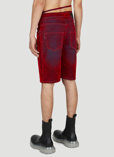 Ottolinger 双折短裤 红色 ott0152006
