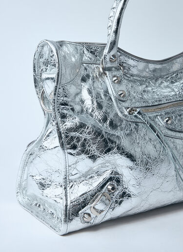 Balenciaga Medium Le City Handbag Silver bal0259041