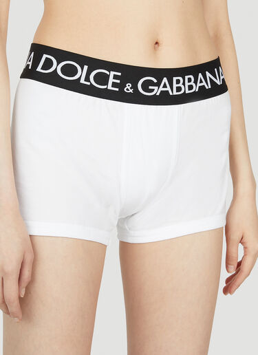 Dolce & Gabbana 로고 박서 브리프 화이트 dol0252019