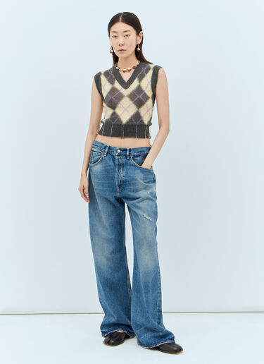 Marni 아가일 질레 그레이 mni0257004