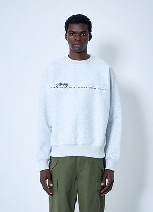 Stüssy Smooth 80 Crew Sweatshirt Grey sts0160029