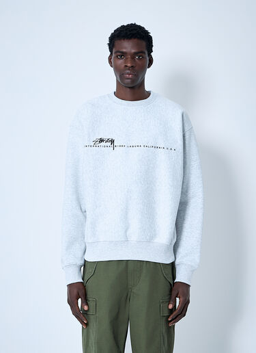 Stüssy Smooth 80 Crew Sweatshirt Grey sts0160029