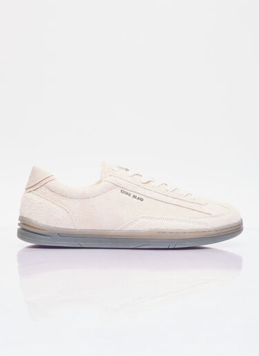 Stone Island Rock Suede Sneakers Cream sto0156112