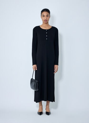 LN-CC® - The Row: Latoya Maxi Dress - Black The Row Latoya Maxi Dress Black row0264053