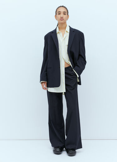 The Row Cochise Relaxed Blazer Black row0253005