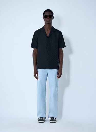 GG Canvas Shirt Gucci GG Canvas Shirt Black guc0161008