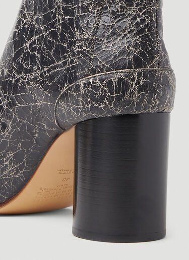 Maison Margiela Cracked Tabi Ankle Boots Black mla0251038