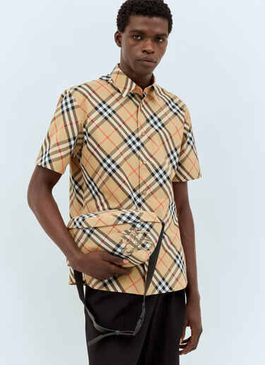 Burberry 格纹腰带 米色 bur0157043