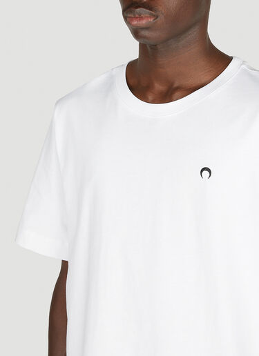 Marine Serre Moon Print T-Shirt White mrs0152007
