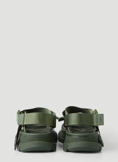 Alexander McQueen Tread Sandals Khaki amq0146037