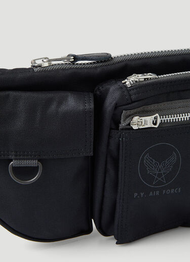 Porter-Yoshida & Co Flying Ace Kidney Belt Bag Black por0346003