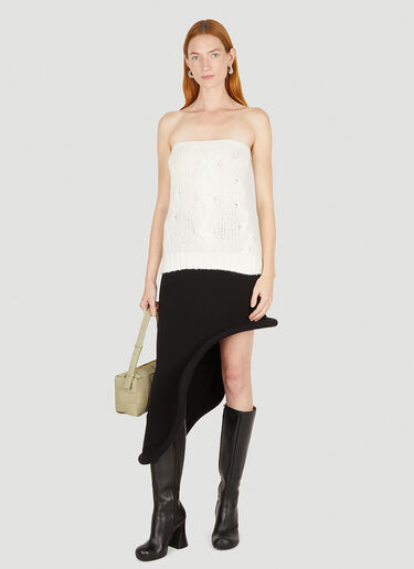Limosa Strapless Top Sportmax Limosa Strapless Top White spx0250004