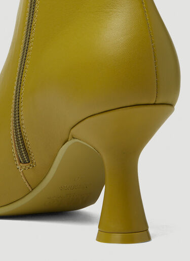 Pointed Heeled Boots MM6 Maison Margiela Pointed Heeled Boots Green mmm0249030