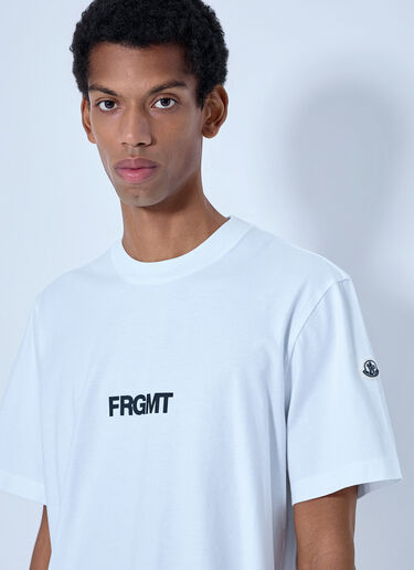 LN-CC® - Moncler x FRGMT Hiroshi Fujiwara: Logo Motif T-Shirt - White Moncler x FRGMT Hiroshi Fujiwara Logo Motif T-Shirt White mfr0166007