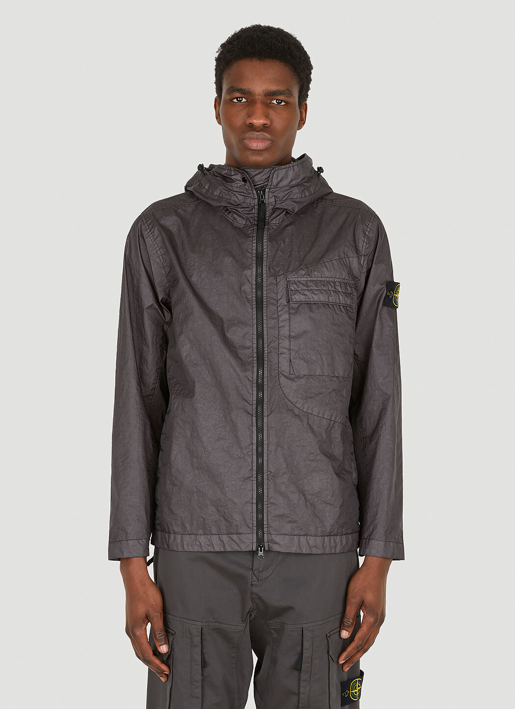 Stone island membrana 3l tc hooded parka deals