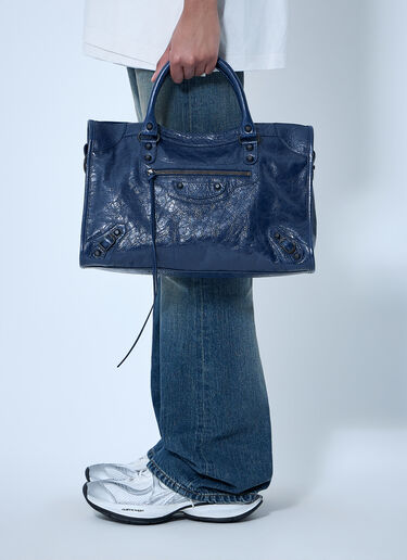 Balenciaga Le City Medium 手袋 蓝色 bal0263031