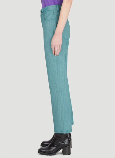 Marc Jacobs Pinstripe Suit Pants Green mcj0247004