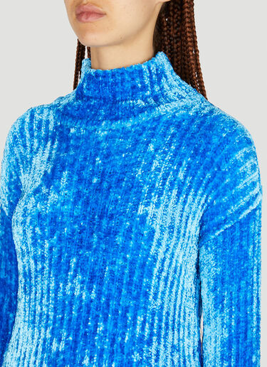 Acne Studios Chenille Sweater Blue acn0252022