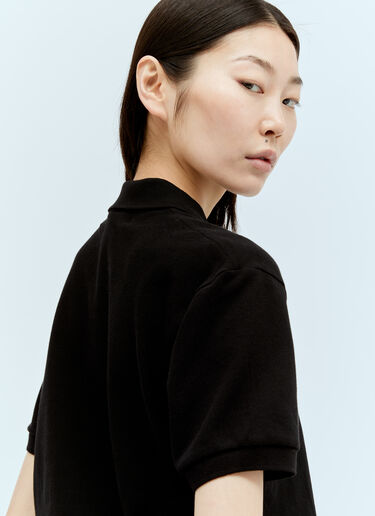 Logo Patch Polo Shirt Comme Des Garçons PLAY Logo Patch Polo Shirt Black cpl0356001