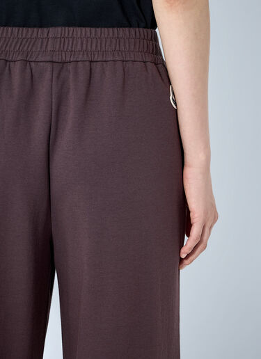 LN-CC® - Moncler: Elasticated Waist Lounge Trousers - Brown Moncler Elasticated Waist Lounge Trousers Brown mon0265103