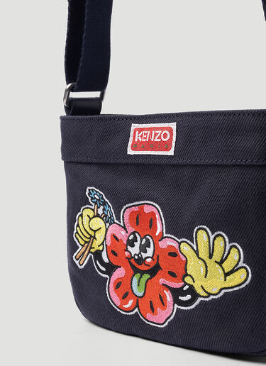 보우크 보이 스몰 숄더백 Kenzo 보우크 보이 스몰 숄더백 다크 블루 knz0252058