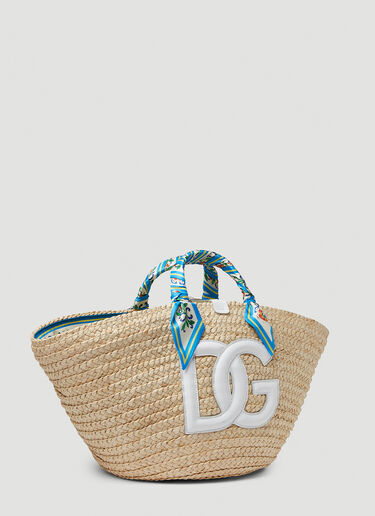 Dolce & Gabbana Kendra Straw Bag Natural dol0249086