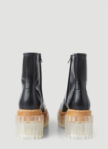 Stella McCartney Emilie Transparent Heel Boots Black stm0247038