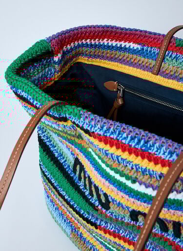 Miu Miu Crochet Tote Bag Blue miu0260021