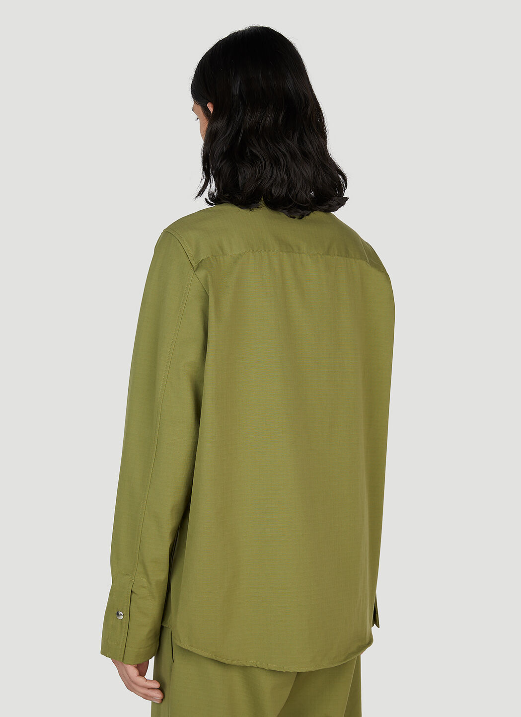 Ranra Men's Jor Shirt in Green | LN-CC®