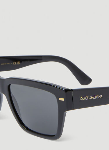 Dolce & Gabbana Rectangular Sunglasses Black ldg0353001