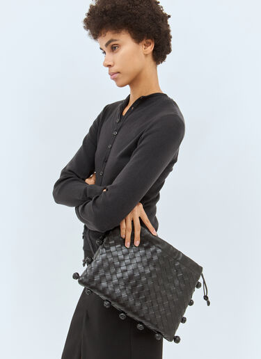 Bottega Veneta Intrecciato Pouch Black bov0258017
