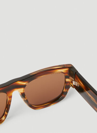 Gucci 스퀘어 선글라스 브라운 guc0152273