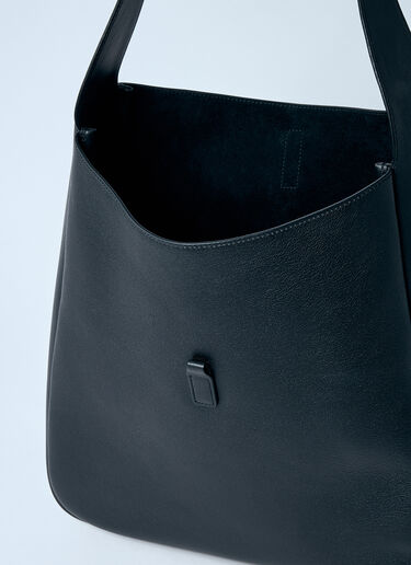 Saint Laurent Large Le 5 à 7 Leather Shoulder Bag Black sla0259088